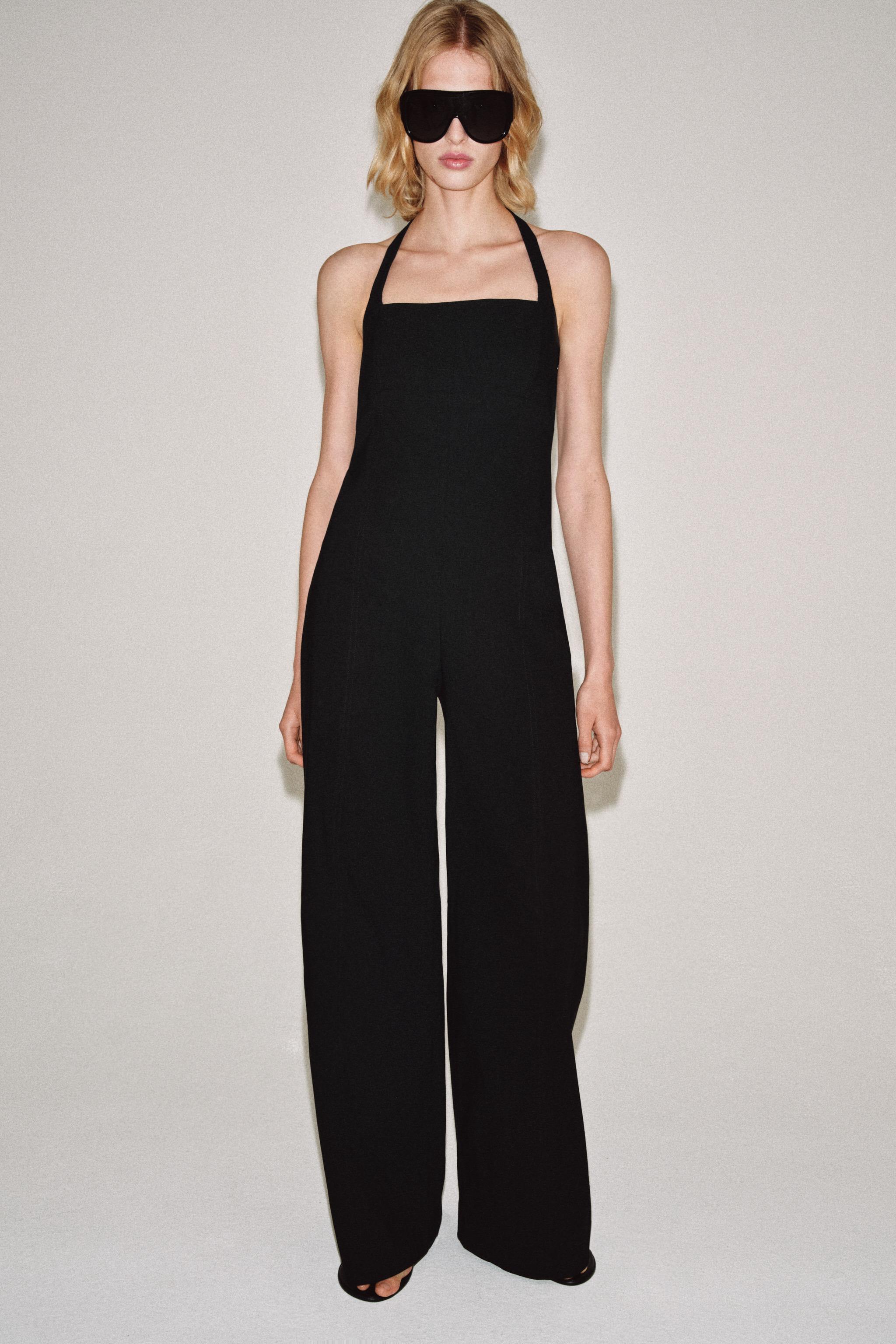 ZW COLLECTION HALTER NECK JUMPSUIT